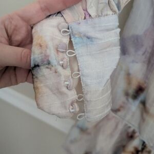 Lydia Millen Guipure Lace Insert Bardot Mini dress